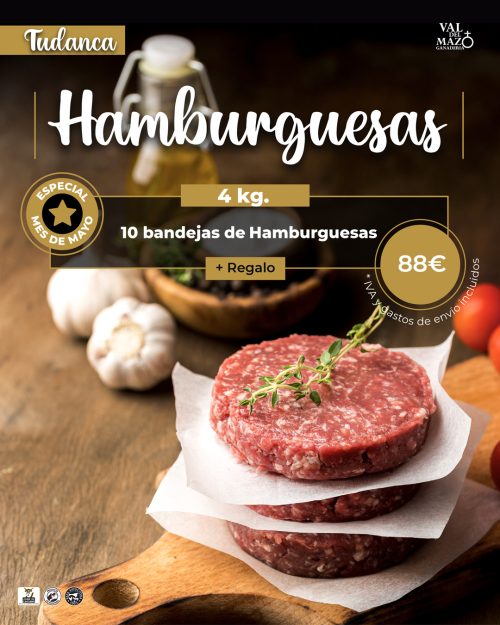 TUDANCA | Lote hamburguesas 4kg